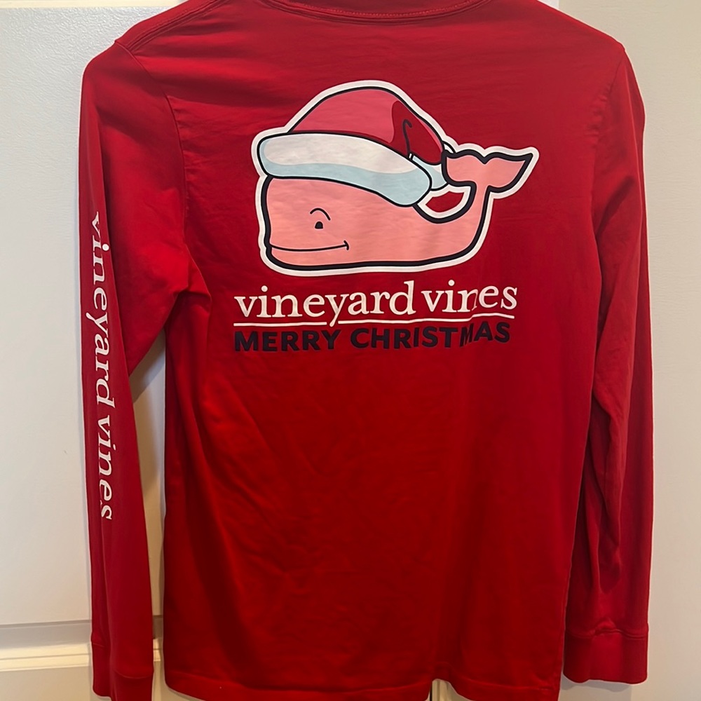 Vineyard Vines L/S Tee “Santa”